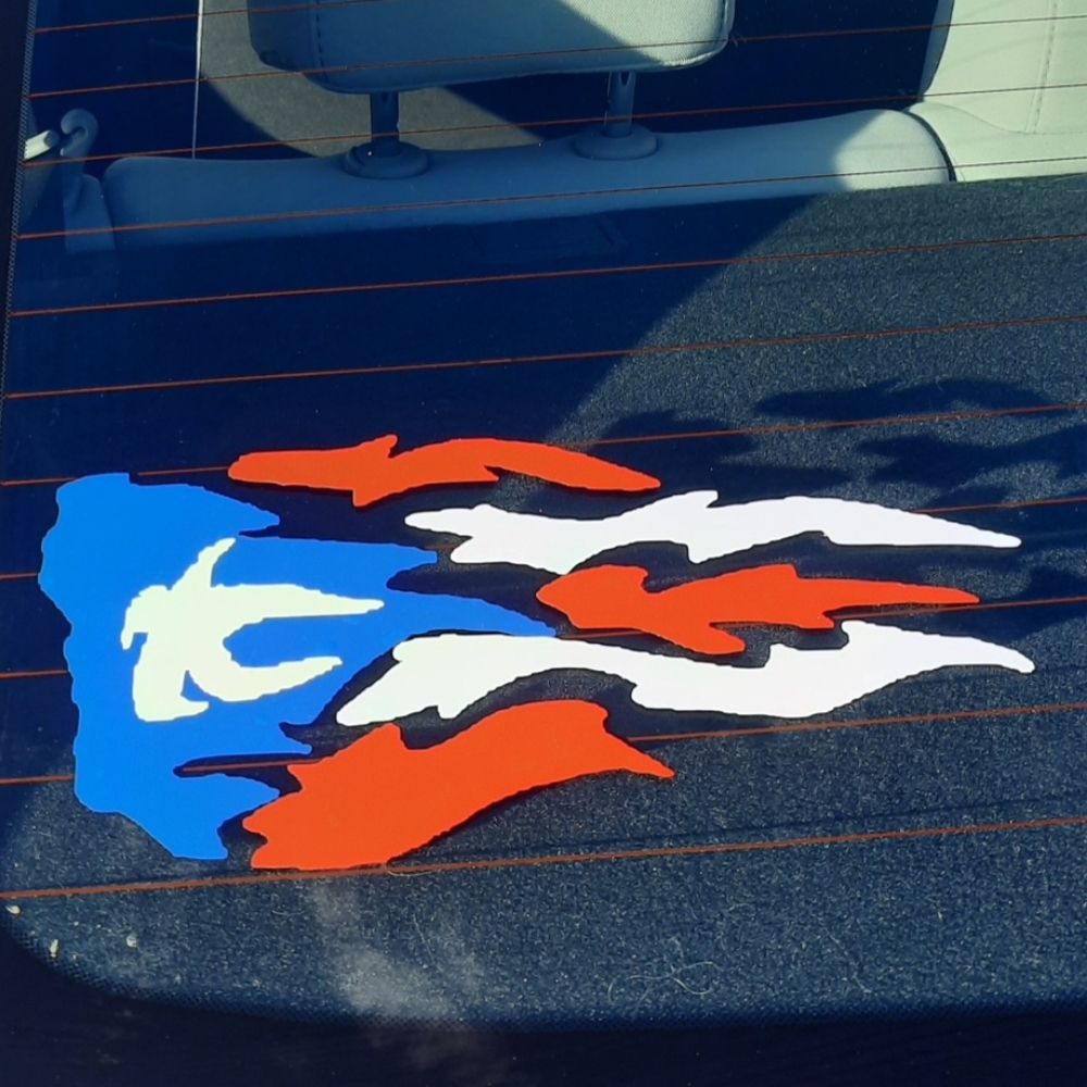 Puerto Rican Flag Decal